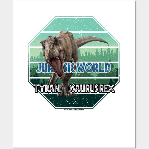 Jurassic Tyrannosaurus Rex - Isla Nublar - Wall Art by Jurassic Merch